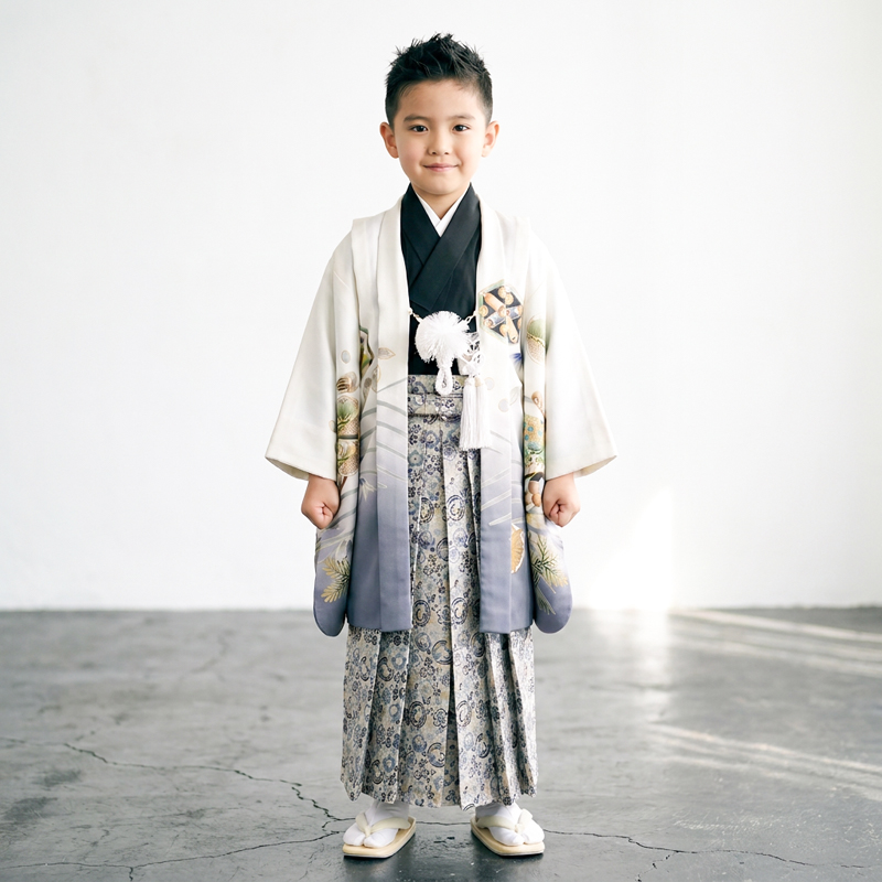七五三着物5歳男の子画像