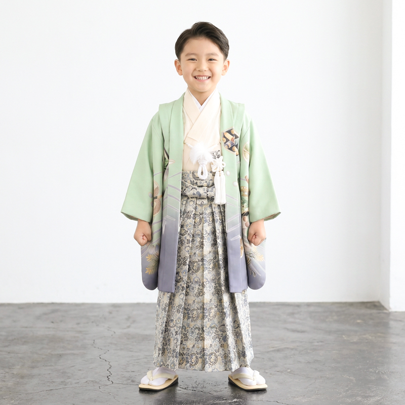七五三着物5歳男の子画像