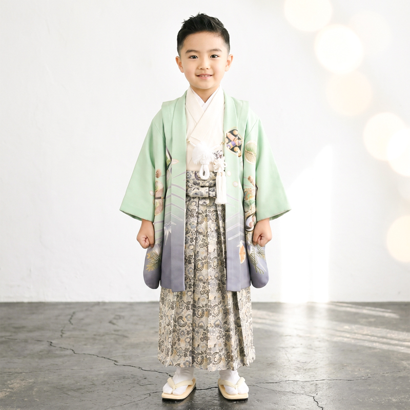 七五三着物5歳男の子画像
