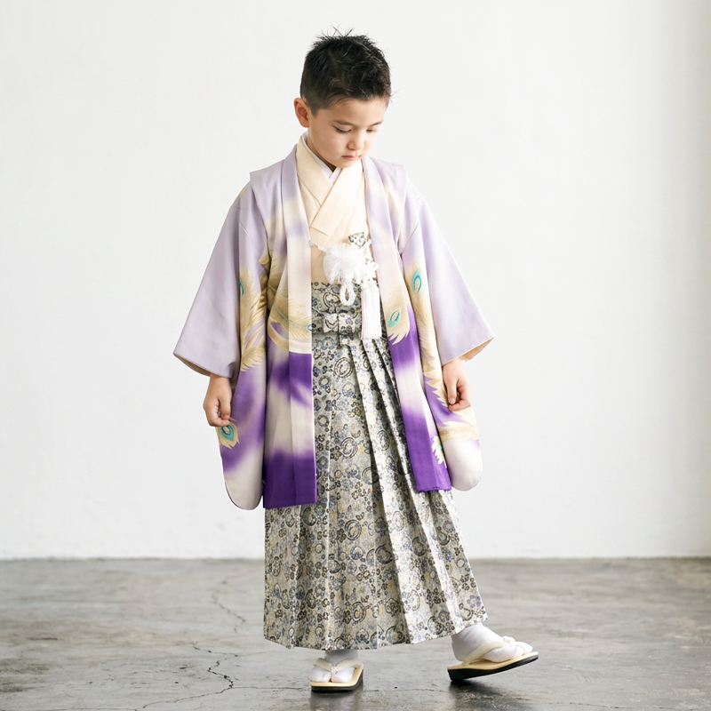 七五三着物5歳男の子画像