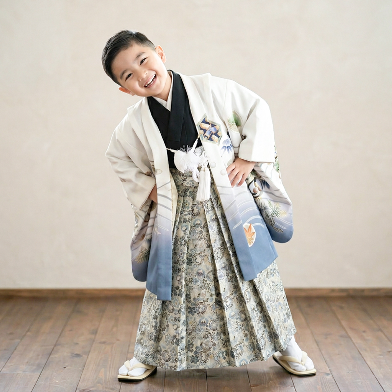 七五三着物5歳男の子画像