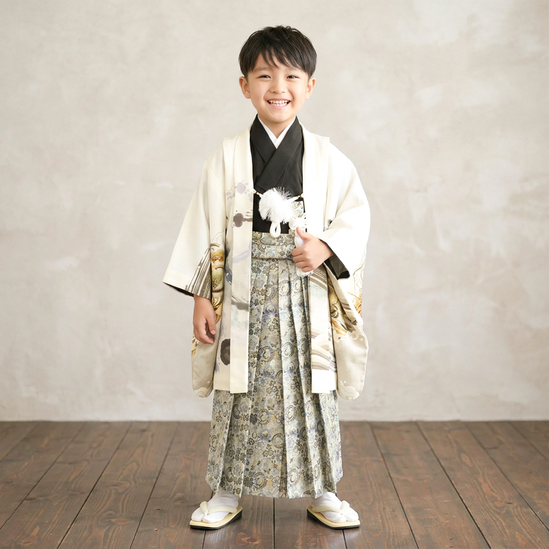 七五三着物5歳男の子画像