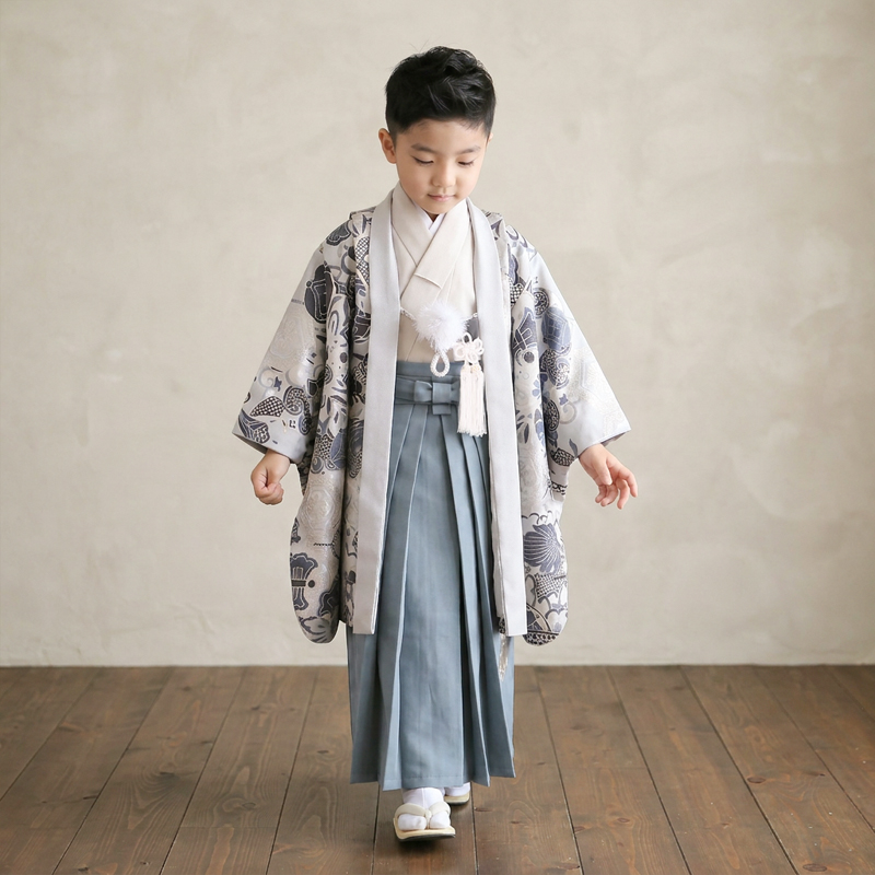 七五三着物5歳男の子画像