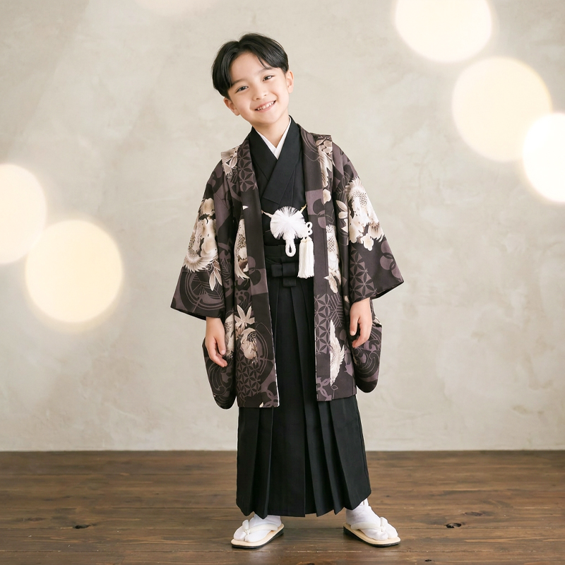 七五三着物5歳男の子画像