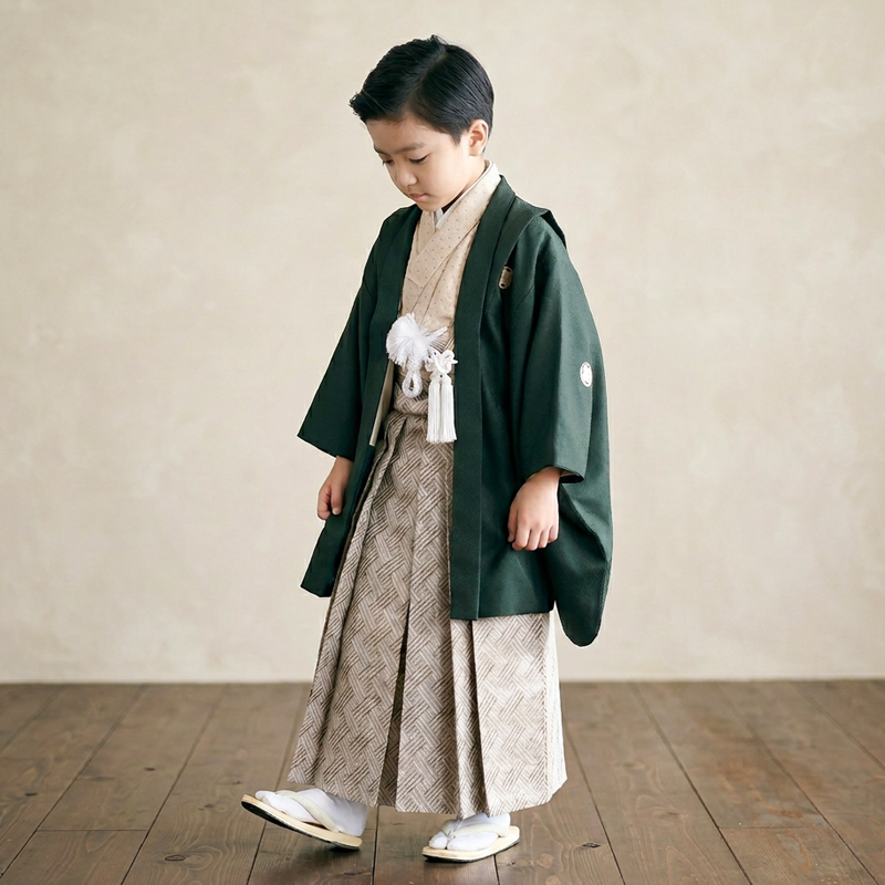 七五三着物5歳男の子画像