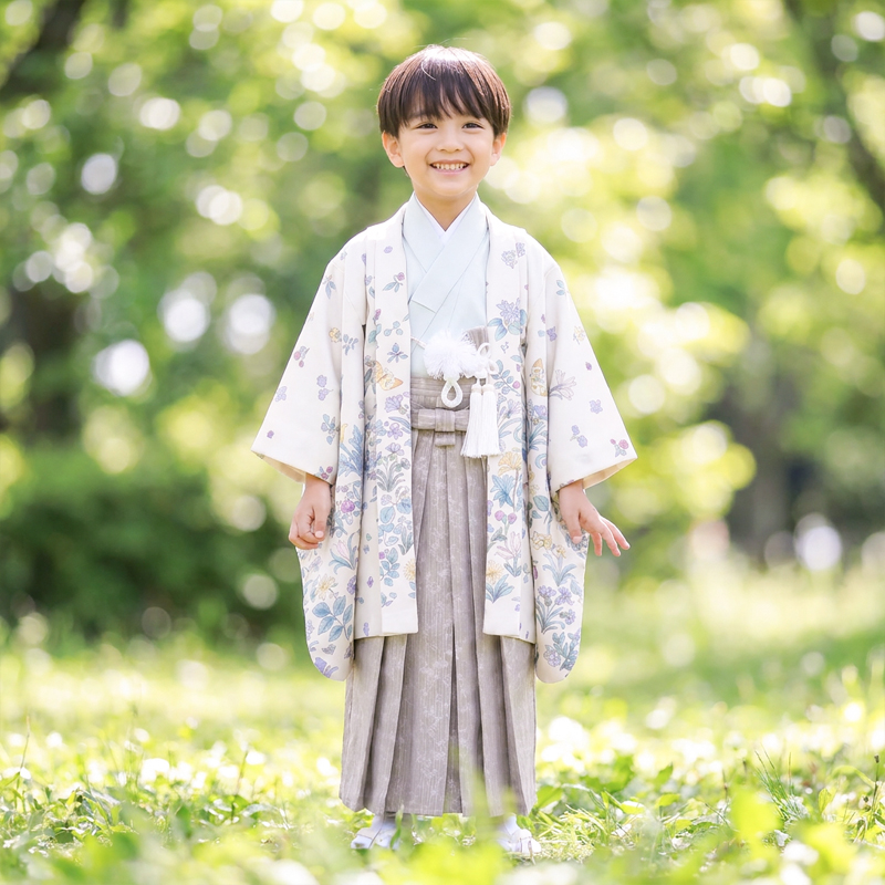 七五三着物5歳男の子画像