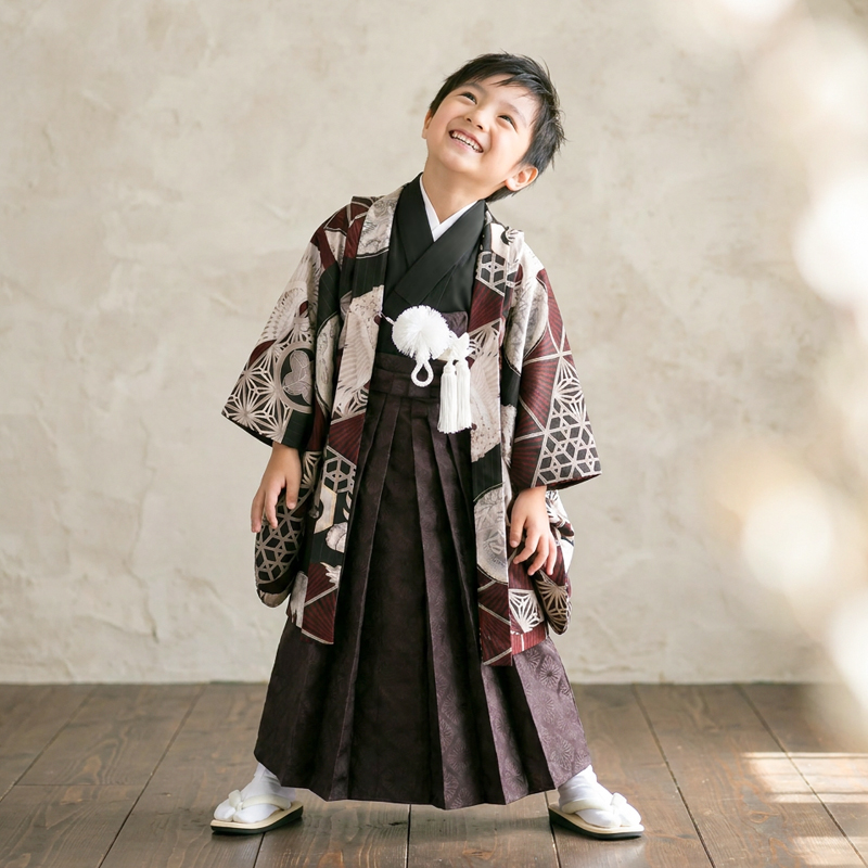 七五三着物5歳男の子画像