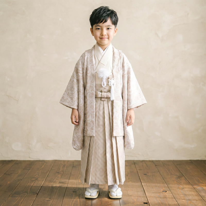 七五三着物5歳男の子画像