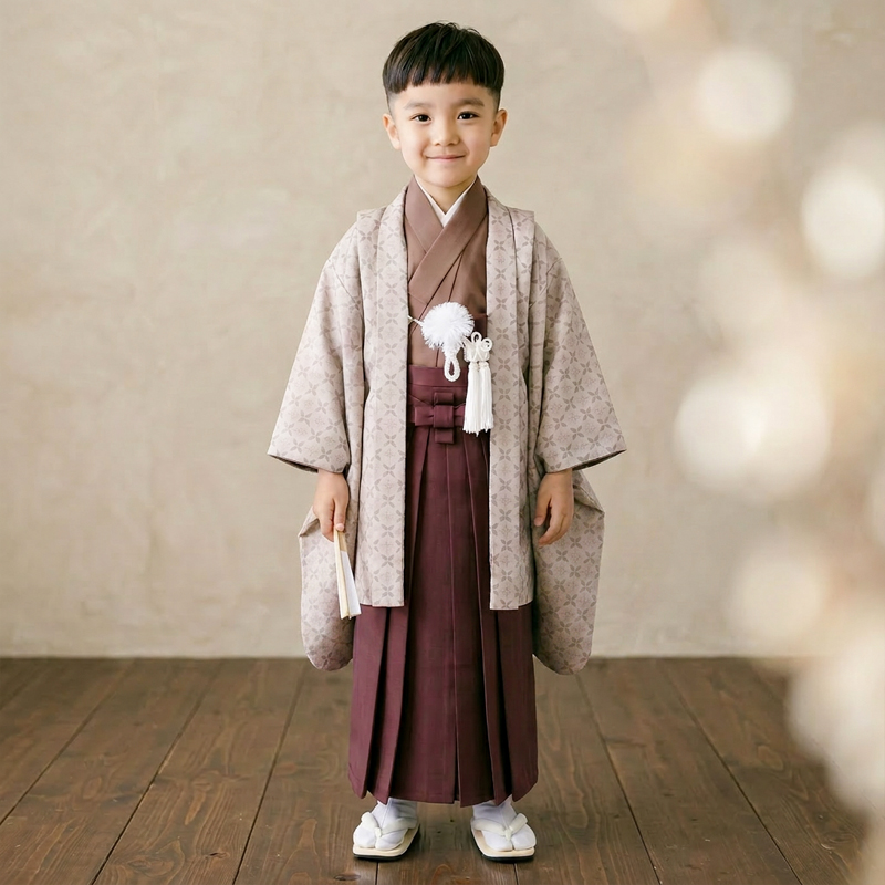 七五三着物5歳男の子画像
