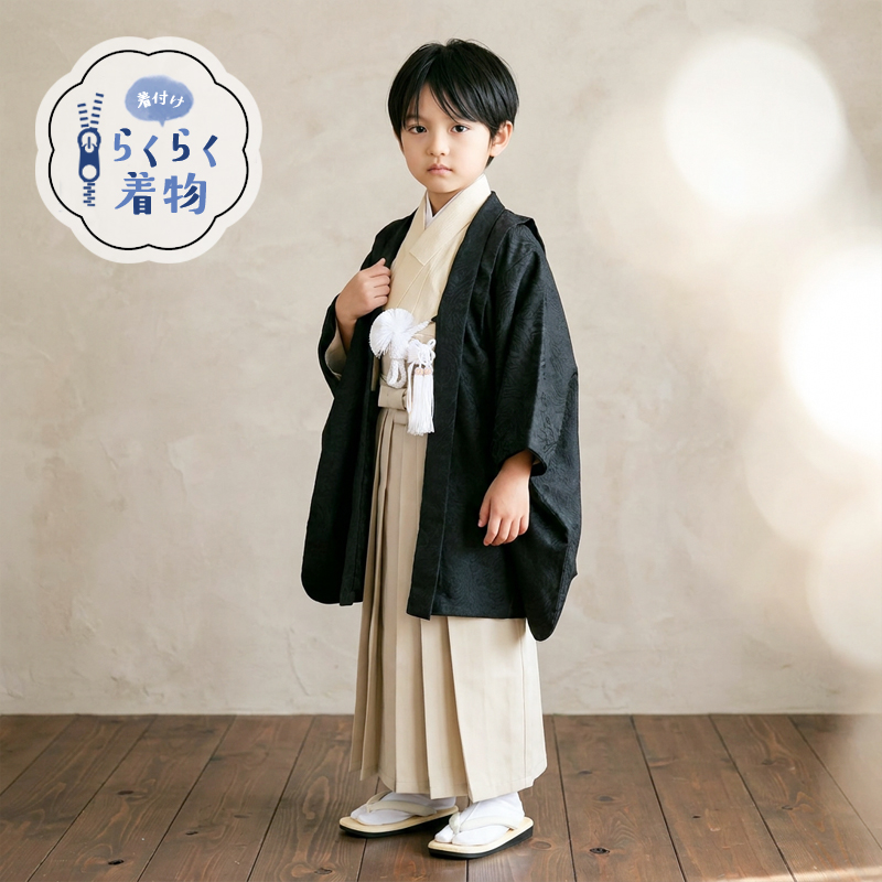七五三着物5歳男の子画像
