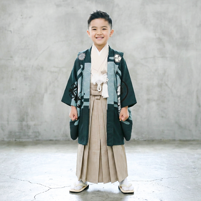 七五三着物5歳男の子画像