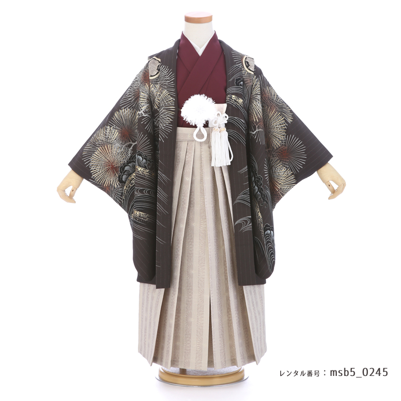 七五三着物5歳男の子画像