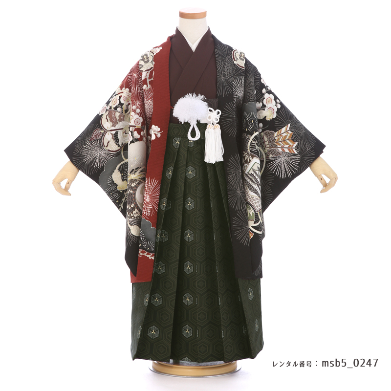 七五三着物5歳男の子画像