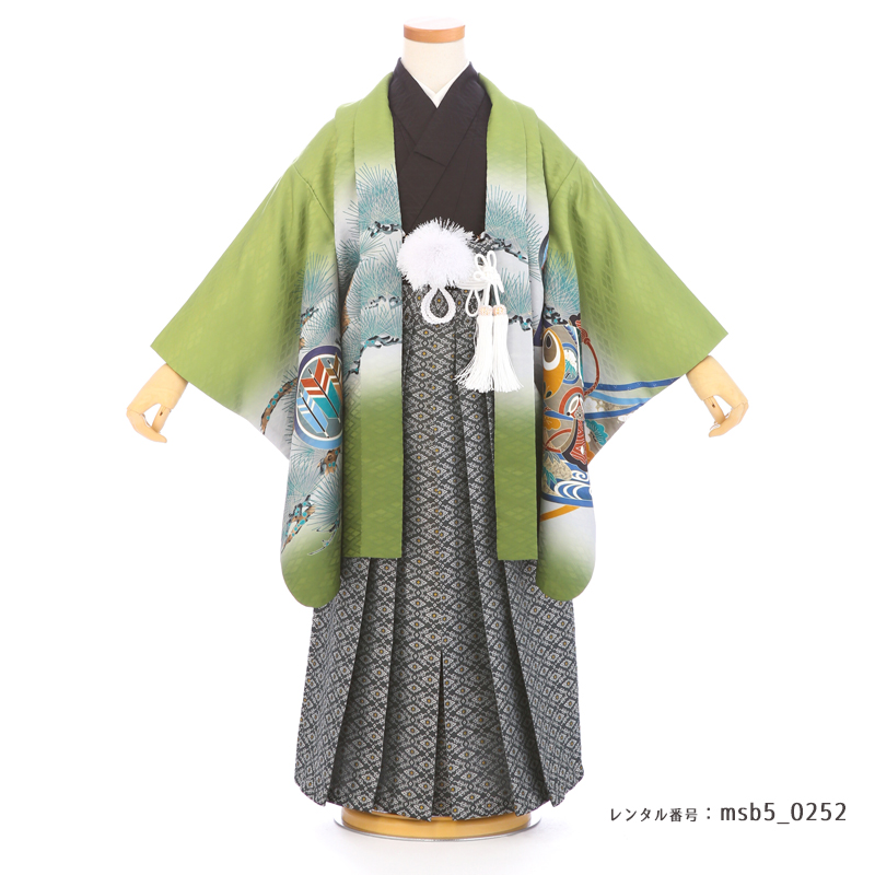 七五三着物5歳男の子画像