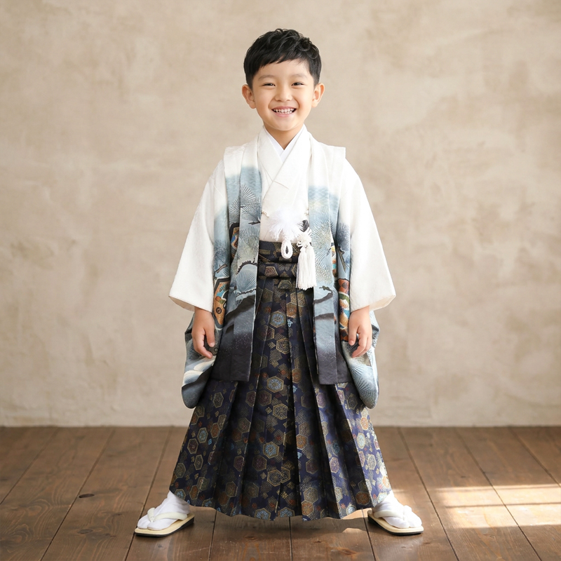 七五三着物5歳男の子画像