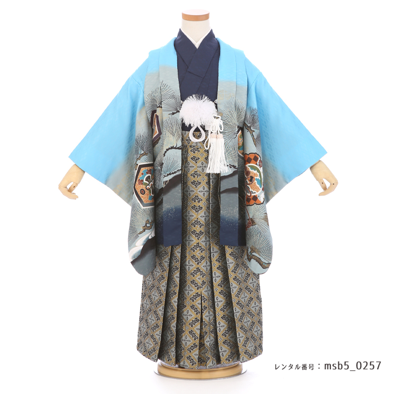 七五三着物5歳男の子画像