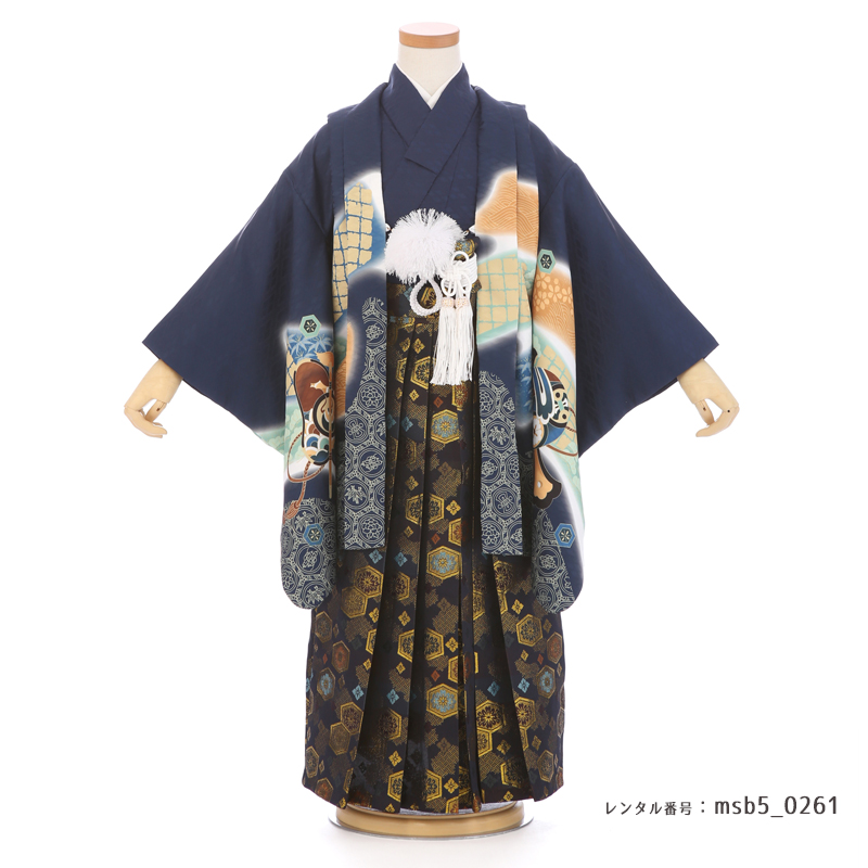 七五三着物5歳男の子画像