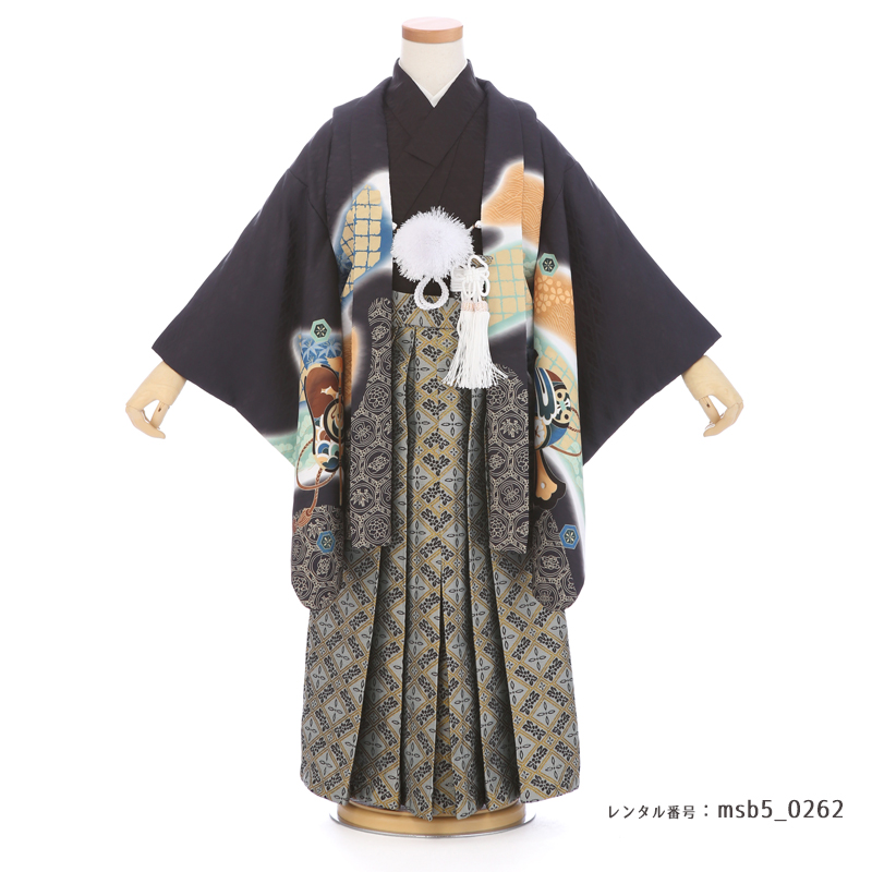 七五三着物5歳男の子画像