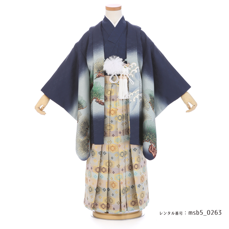 七五三着物5歳男の子画像