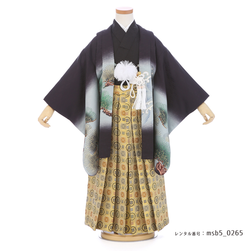 七五三着物5歳男の子画像