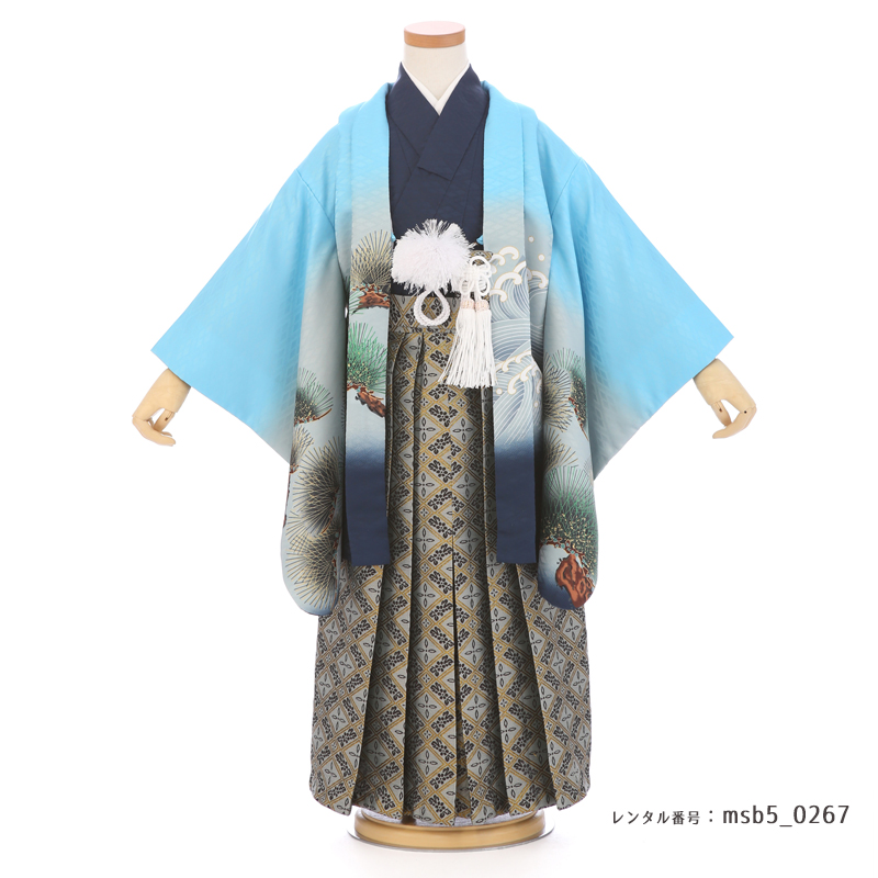 七五三着物5歳男の子画像