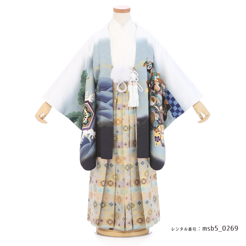 七五三着物5歳男の子画像