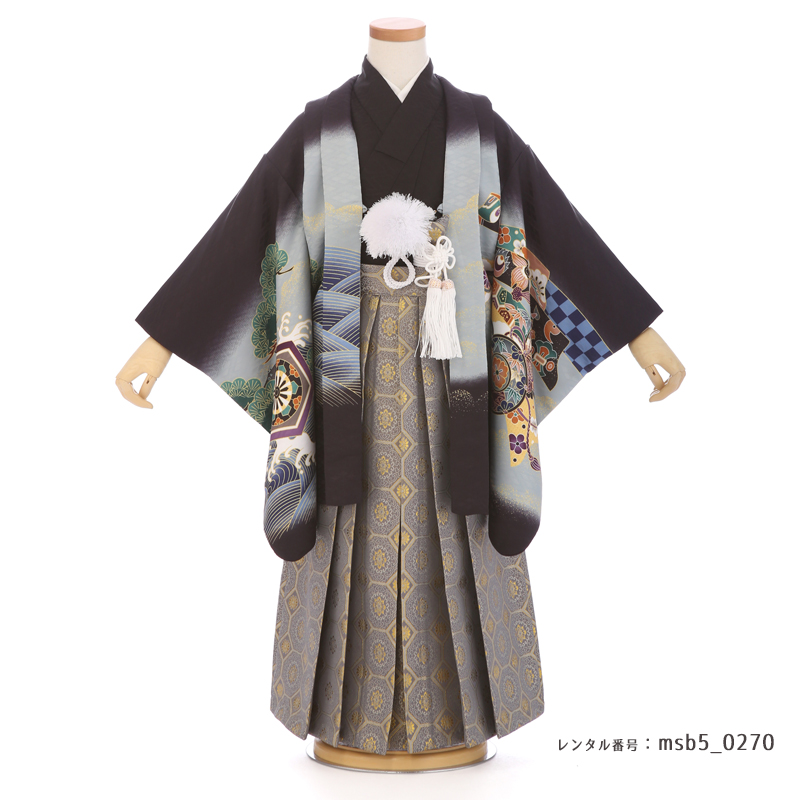 七五三着物5歳男の子画像