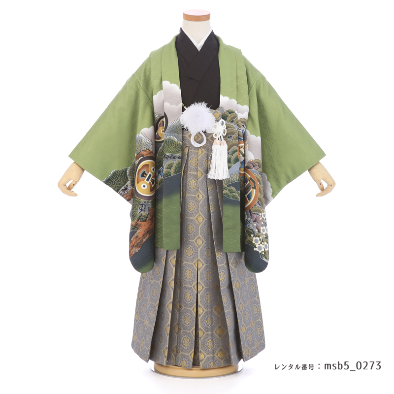 七五三着物5歳男の子画像