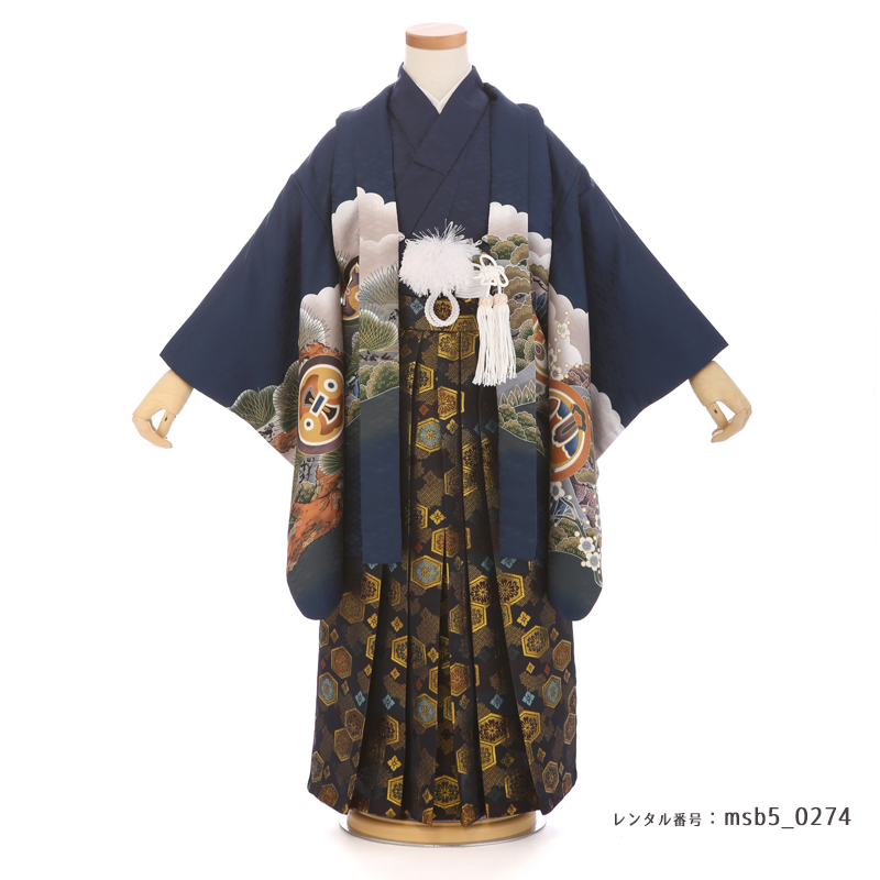 七五三着物5歳男の子画像