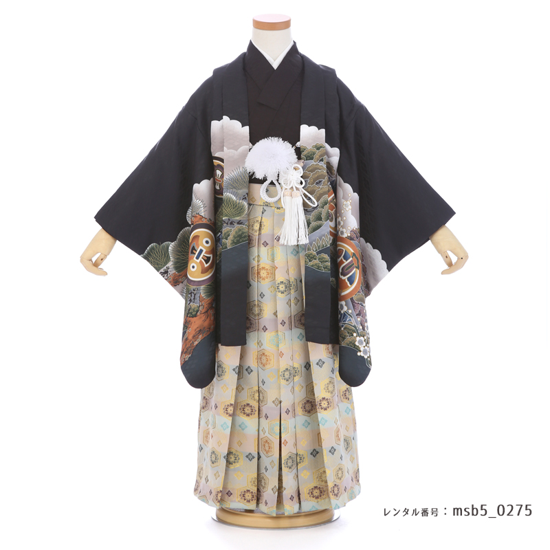 七五三着物5歳男の子画像