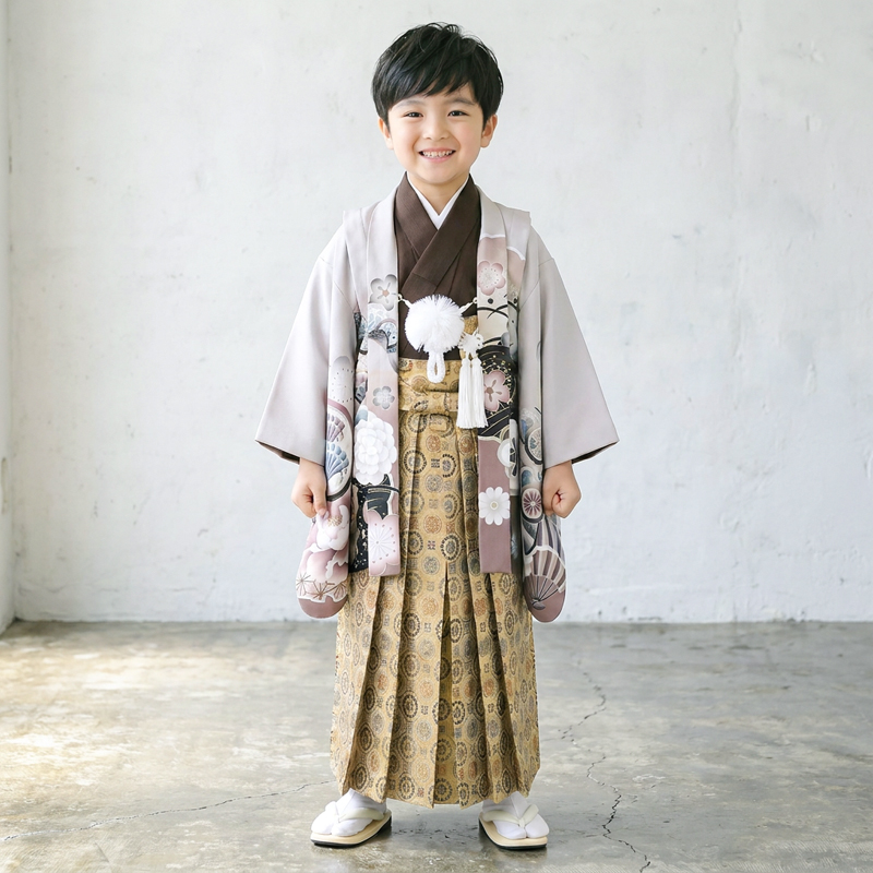七五三着物5歳男の子画像