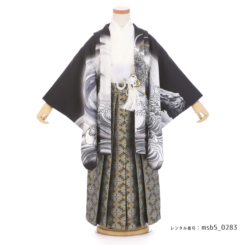 七五三着物5歳男の子画像