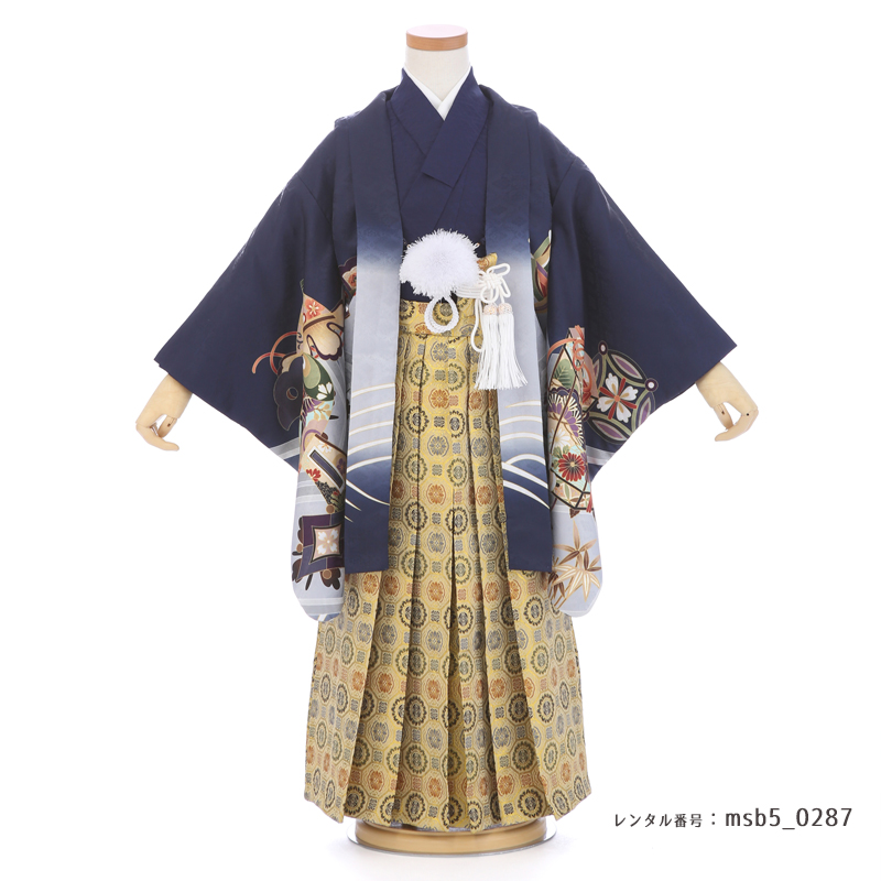 七五三着物5歳男の子画像