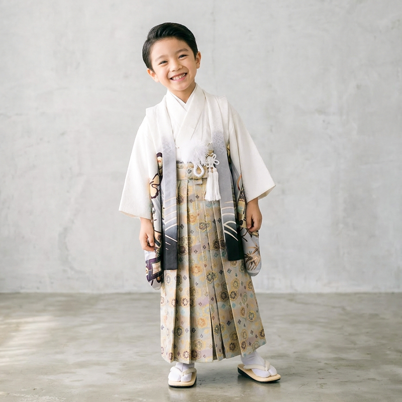 七五三着物5歳男の子画像