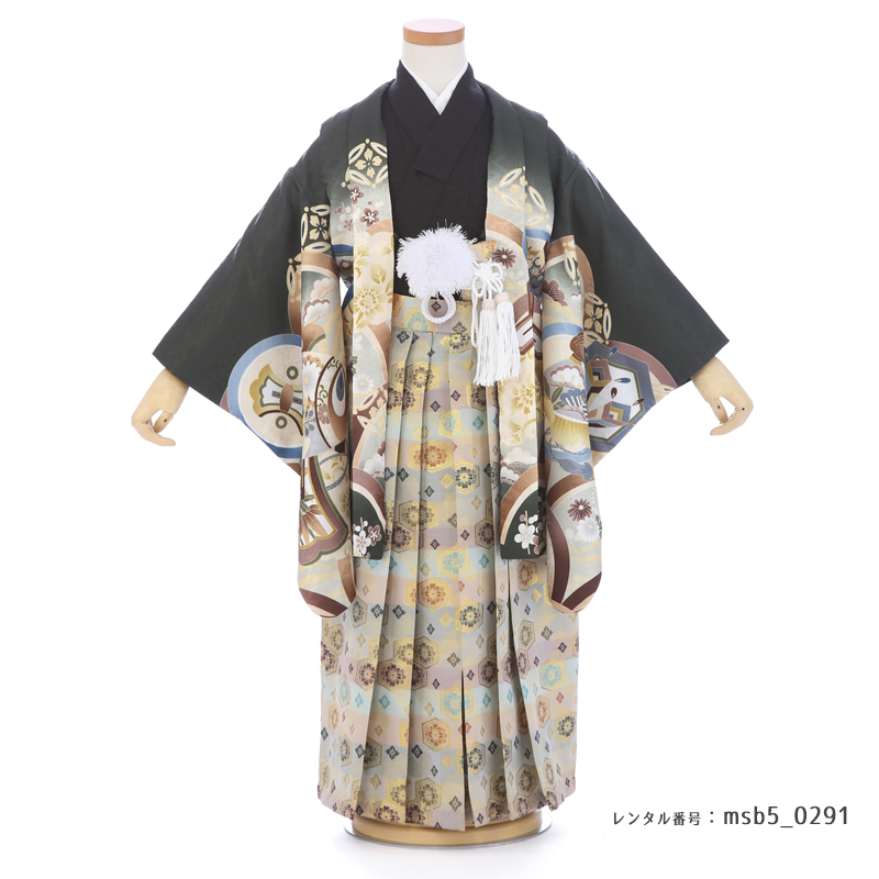 七五三着物5歳男の子画像