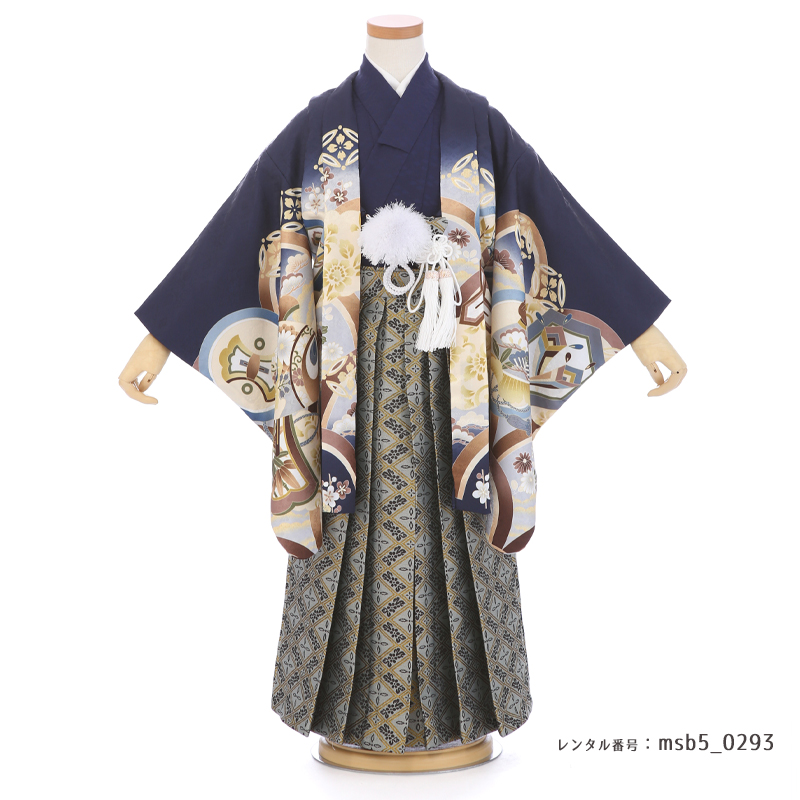 七五三着物5歳男の子画像