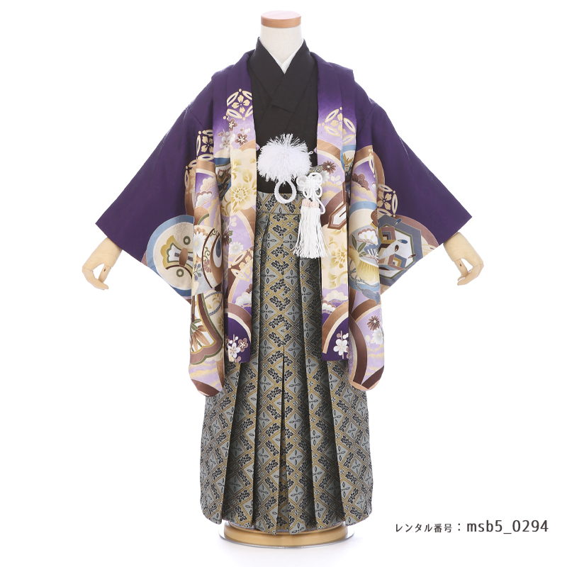 七五三着物5歳男の子画像