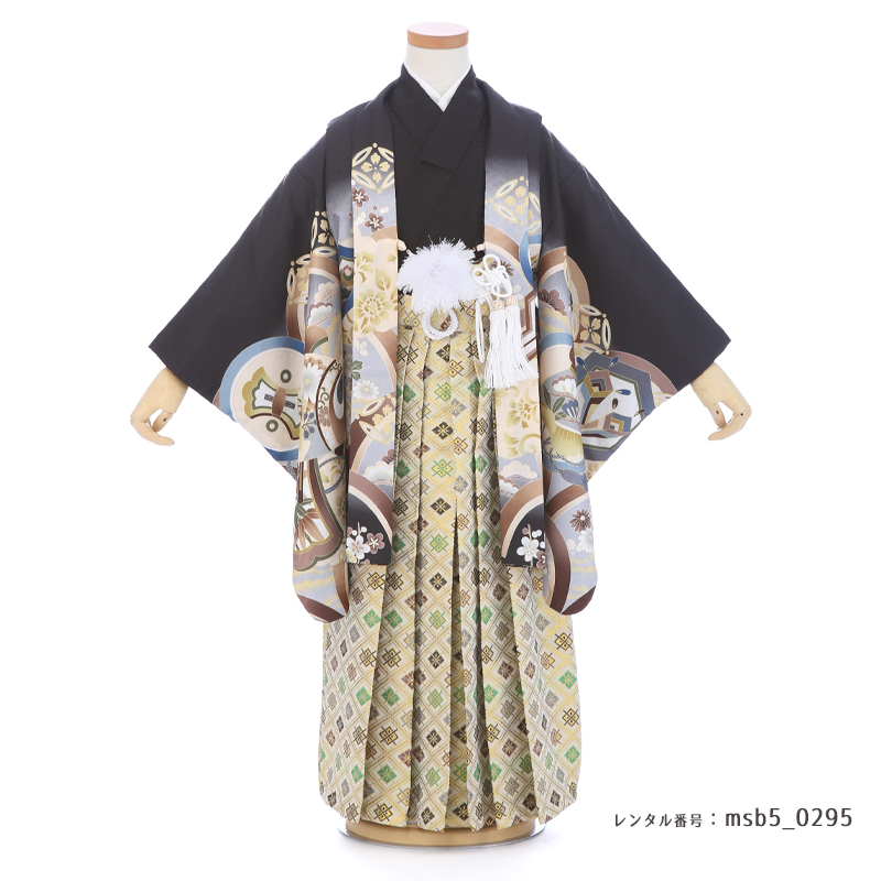 七五三着物5歳男の子画像