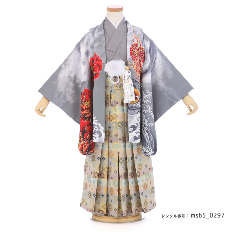 七五三着物5歳男の子画像