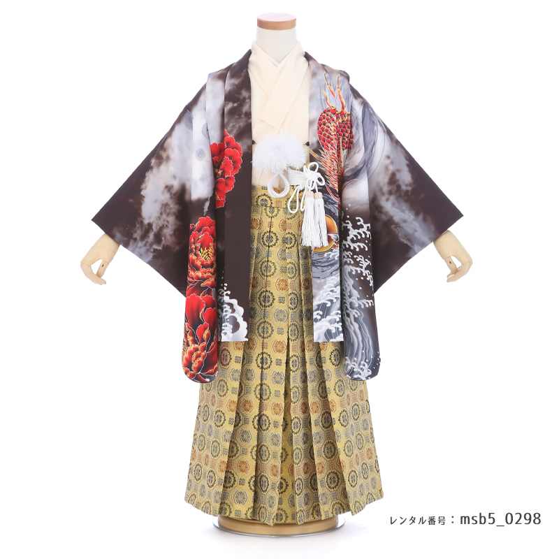 七五三着物5歳男の子画像