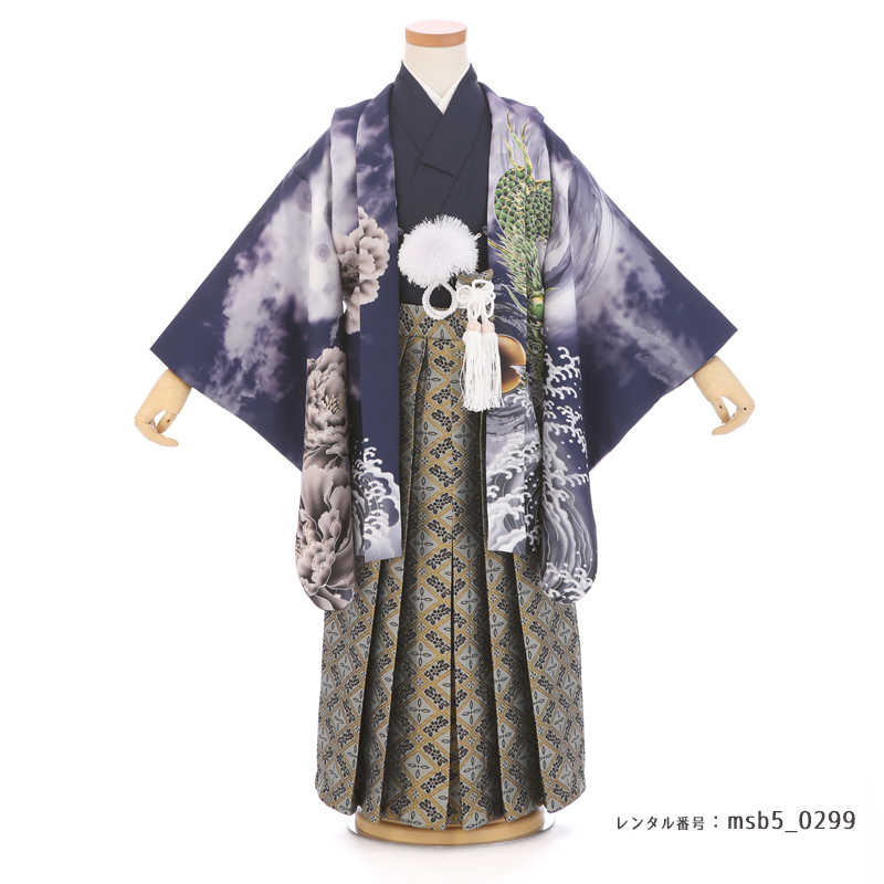 七五三着物5歳男の子画像