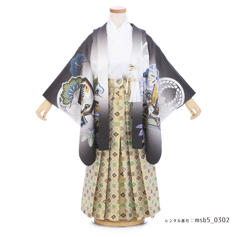 七五三着物5歳男の子画像