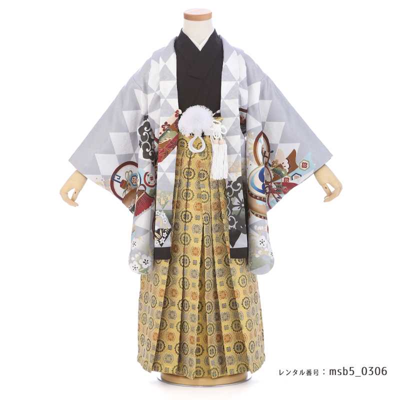 七五三着物5歳男の子画像