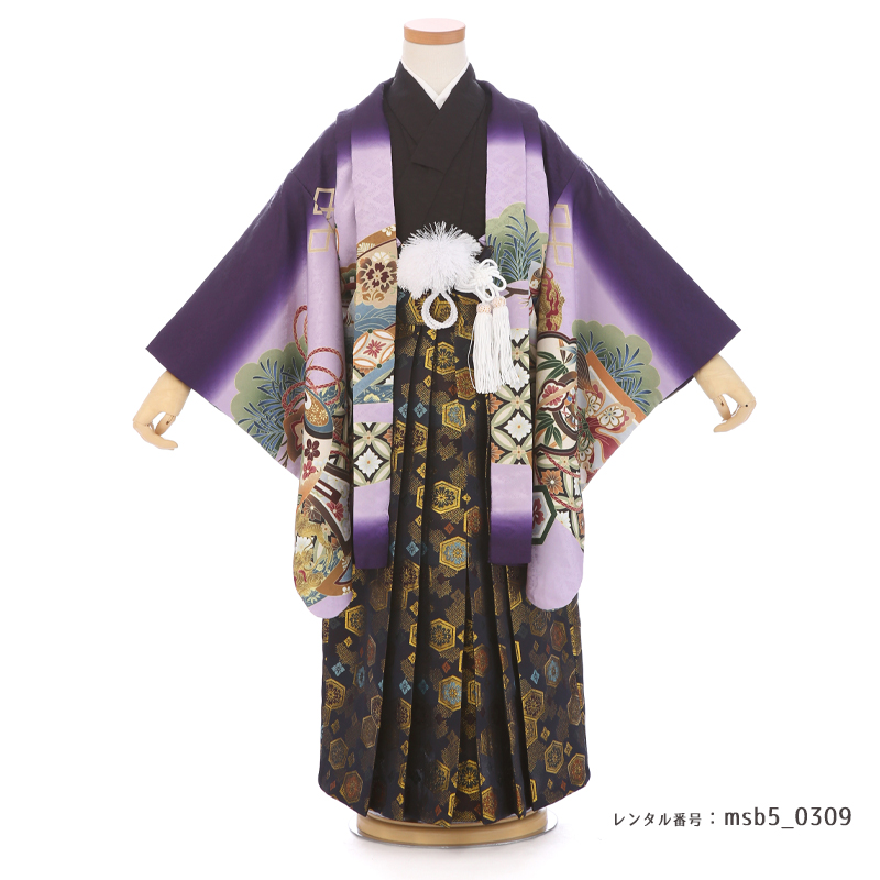 七五三着物5歳男の子画像