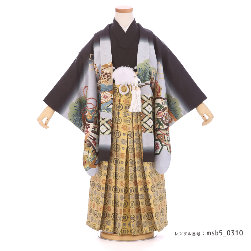 七五三着物5歳男の子画像