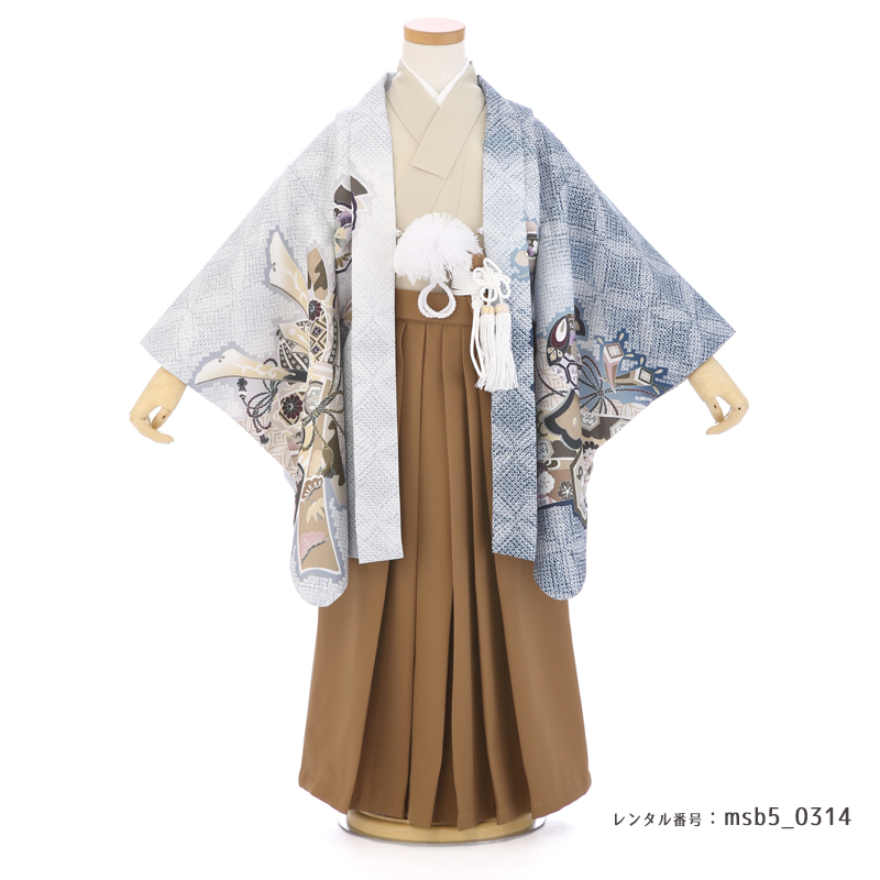 七五三着物5歳男の子画像