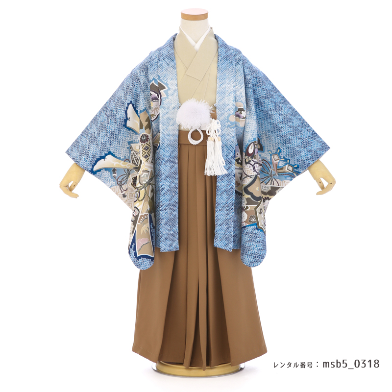 七五三着物5歳男の子画像