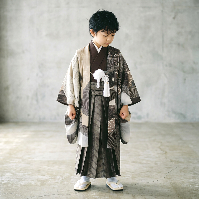 七五三着物5歳男の子画像