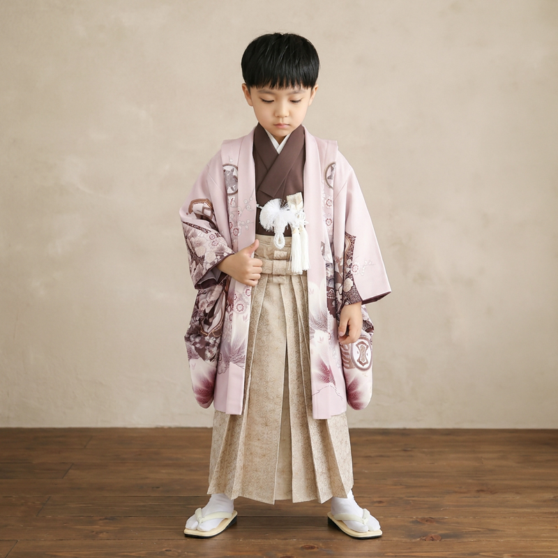 七五三着物5歳男の子画像