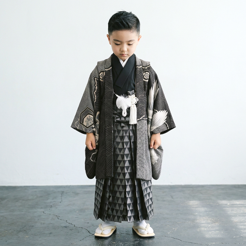 七五三着物5歳男の子画像
